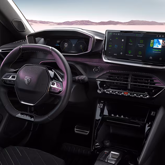 Oferta renting Peugeot 2008 Híbrido Interior